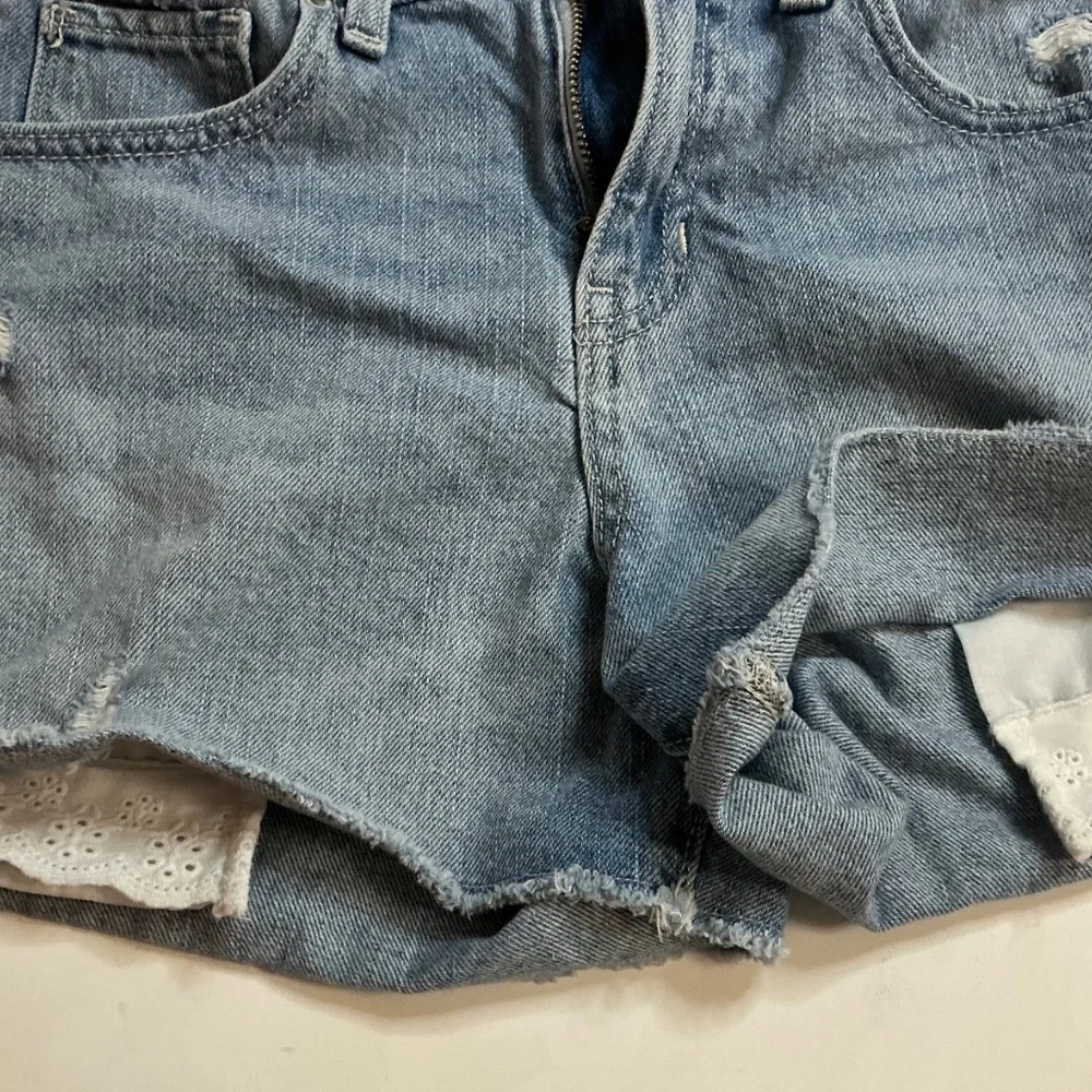 Old Navy high rise built in tough exposed pocket size 14
